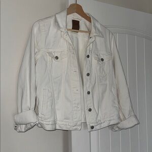 GAP Off-White Denim Jacket